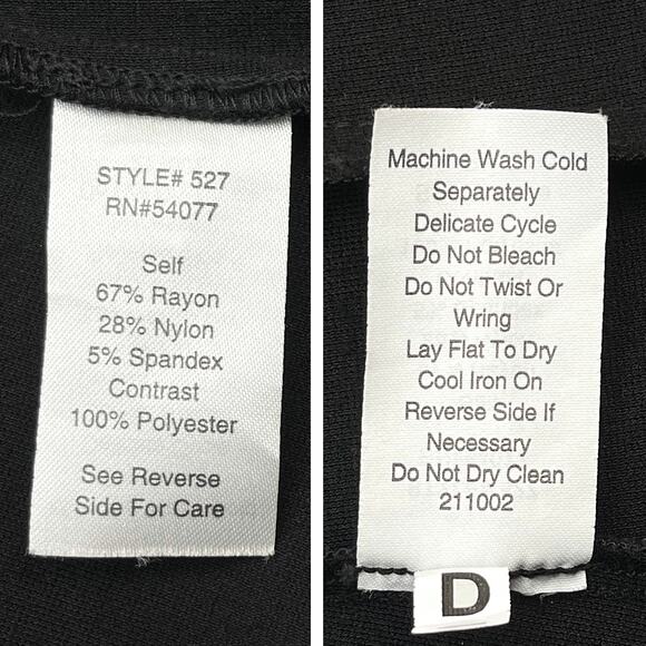 CAbi Owens Cascading Open Front Cardigan Sz XS Black Knit Jacket Moleskin Drape - Picture 7 of 9